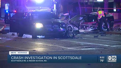 Police say a <strong>car</strong> and motorcyclist collided near 68th Street and Shea Boulevard around 4 p. . Car accident in scottsdale yesterday